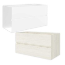 Scheda Savini Due Base Telaio con Cassetti per Mobile da Bagno Easy 100 Colore Bianco