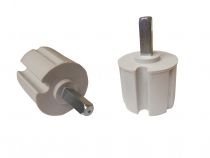 Scheda Calotta con perno quadrato per rullo tende da sole <i>(1 pezzo)</i>