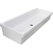 Scheda Lavabo a canale in ceramica modello Ninive