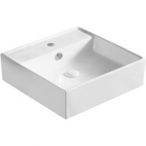 Scheda Lavabo sospeso e da appoggio quadrato Altezza 13,5 cm