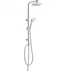 Scheda Colonna doccia tonda a ponte acciaio inox con soffione e doccetta Gedy G-EASY 04