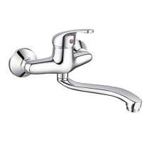 Scheda Hydrall Monocomando Lavello a Muro Serie Delfina Cromo