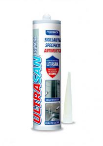 Scheda Silicone trasparente antimuffa ULTRASAN - Prochimica