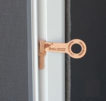Scheda Coppia Maniglietta in cuoio naturale Bettio