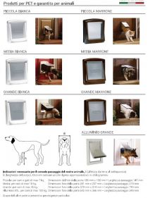 Scheda Porticina per animali domestici