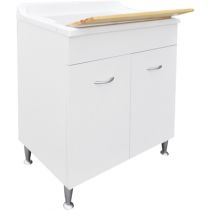 Scheda Lavatoio con mobile e tavola in legno
