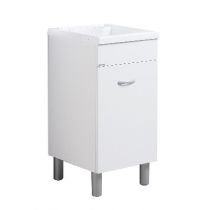Scheda Lavatoio con mobile in legno nobilitato e tavola in ABS