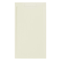 Scheda Piatto doccia in pietra SOLIDSTONE alto 2,8 cm con bordo - Bianco Creama RAL 9001