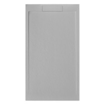 Scheda Piatto doccia in pietra SOLIDSTONE alto 2,8 cm con bordo - Grigio RAL 7035