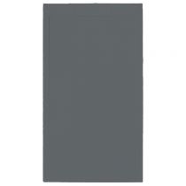 Scheda Piatto doccia in pietra SOLIDSTONE alto 2,8 cm con bordo - Antracite Grafite nero