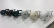 Scheda Coppia attacco braccio per tenda 8000 con barra quadra 40x40