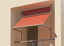 Scheda Tenda da sole a caduta Tempotest T4 con guide laterali e braccetti snodati con cassonetto