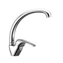 Scheda Hydrall Monocomando Lavello Canna Alta Serie Delfina Cromo