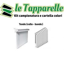 Scheda Kit campionatura e cartella colori per Tende a rullo e tende verticali