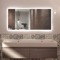 Scheda Specchio da Bagno Rettangolare 60 x 120 cm Made Italy