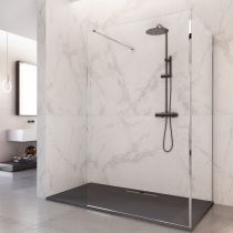 Scheda Parete doccia Walk-In in cristallo 8mm due lati trasparente