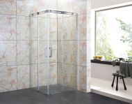 Scheda Box doccia cristallo 6 mm frameless - 2 lati, apertura scorrevole (trasparente)