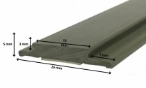 Scheda Guida calpestabile per zanzariere Rollstop 200cm