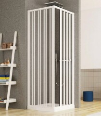 Scheda Box doccia Positano - 2 lati, apertura angolare centrale ad angolo retto (doppia anta)