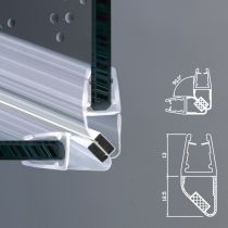 Scheda Coppia Guarnizione Calamita per Vetri da 6 mm Trasparente