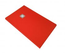 Scheda Piatto doccia in pietra SOLIDSTONE alto 2,8 cm - ROSSO POMPEI RAL 3002