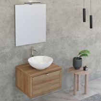 Scheda Mobile bagno sospeso Domino  60 - Colore Rovere