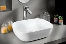 Scheda Lavabo in ceramica rettangolare da appoggio Bessi