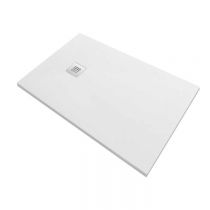 Scheda Piatto doccia in pietra SOLIDSTONE alto 2,8cm - Bianco RAL 9003