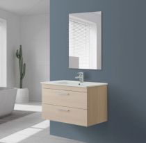 Scheda Mobile bagno sospeso Ilary 80 cm - Larice