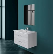 Scheda Mobile bagno sospeso Ilary 80 cm - Grigio