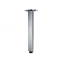 Scheda Braccio per Soffione Doccia Sezione Quadrata a Soffitto in Ottone Cromato