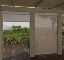Scheda Tenda da sole a rullo Tempotest 3000 con guida tubetto laterale da 10mm (con cassonetto)