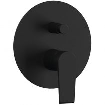 Scheda Miscelatore incasso doccia con deviatore Rubinetterie Mariani linea Artic Nero opaco
