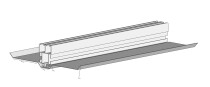 Scheda Gronda centrale da 300 cm per tenda modello Giardino