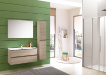 Scheda Mobile Bagno Sospeso Colore Olmo Rosseau Misura 130x190x46 cm