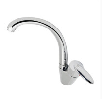 Scheda Monocomando Lavello Monoforo canna alta - Cromo