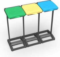 Scheda Adventa Portasacco per Raccolta Differenziata in Resina di PP Misure 97L x 36P x 80H cm