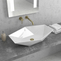 Scheda Lavabo da Appoggio Prisma in Ceramica
