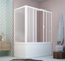 Scheda Box Sopravasca 2 Lati - Fisso + Apertura scorrevole centrale in acrilico 2.2 mm  Reversibile