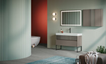 Scheda Mobile Bagno Sospeso Niwa 07 Colore Grigio carbone  120x46 cm