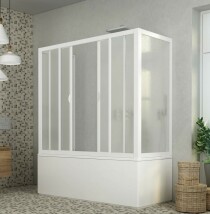Scheda Box Sopravasca 3 Lati - Fisso + Apertura scorrevole centrale in acrilico 2.2 mm  Reversibile