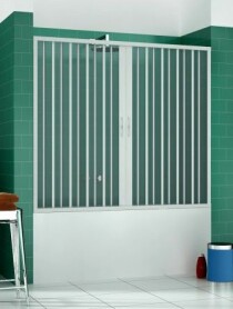 Scheda Box vasca in PVC 1 lato, apertura centrale (doppia anta) - Realizzato su misura