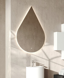 Scheda Specchio Luminoso a Goccia Modello Plop