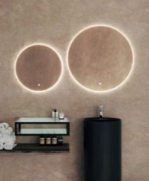 Scheda Specchio Luminoso Rotondo Modello Sfera