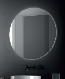 Scheda Specchio Circolare Retroilluminato Modello Crystal