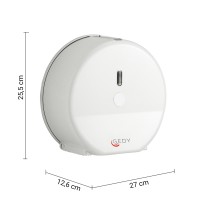 Scheda Gedy Distributore per Rotoli di Carta Igienica Jumbo Mini Bianco