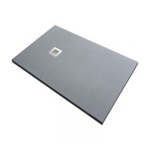 Scheda Piatto doccia in pietra SOLIDSTONE alto 2,8 cm - Grigio cemento RAL 7033