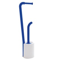 Scheda Gedy Piantana Portarotolo e Portascopino Wendy Bianco/Nblu