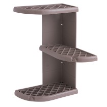 Scheda Gedy Portaoggetti Doccia Angolare Tre Ripiani Oscar Tortora