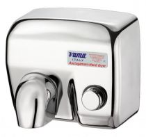 Scheda Asciugamani elettrico da parete Antivandalo - Ariel LP - Acciaio cromato con pulsante